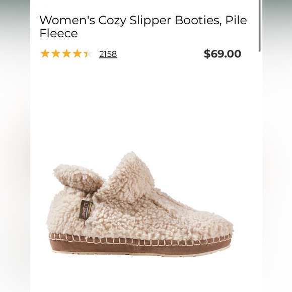 L.L. Bean Shoes - NEW LL Bean Womens Cozy Slipper Booties